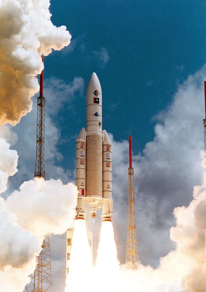 Dernier vol de qualification d'Ariane 5 Générique Dernier vol de qualification d'Ariane 5 Générique