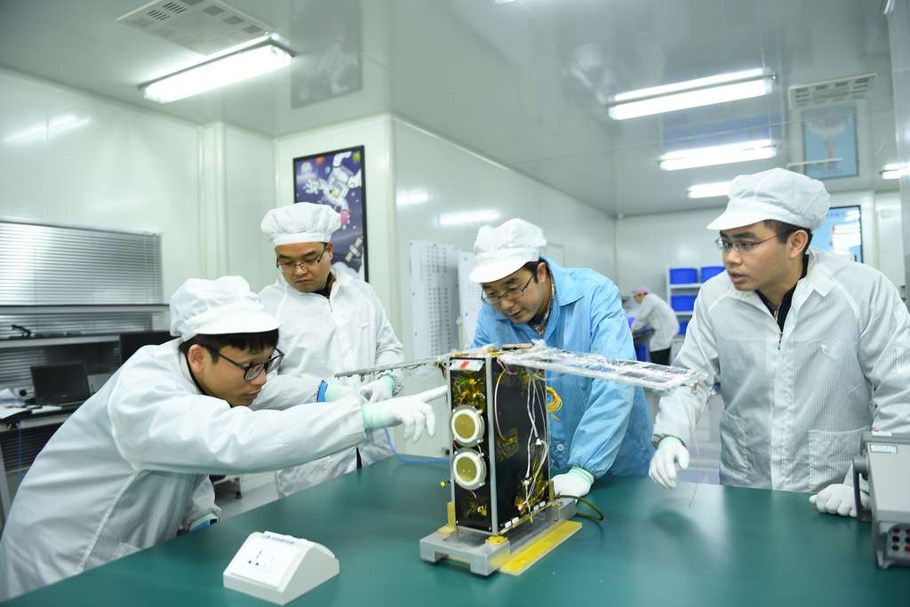 Spacety's Dianfeng satellite equipped with ThrustMe's iodine propulsion system, a