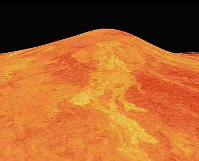 Le volcan Sif Mons Le volcan Sif Mons