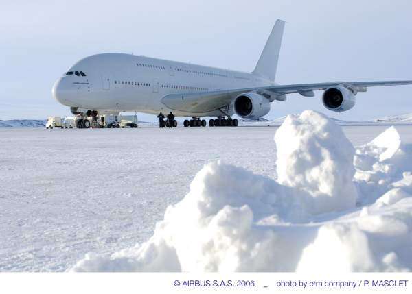 A380 : tests par grand froid A380 : tests par grand froid