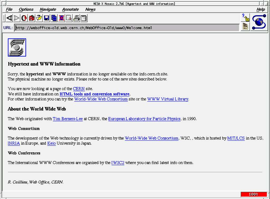 Le logiciel Mosaic qu’a développé Marc Andresseen a permis au Web de prendre son essor dès 1993. Il est l’ancêtre de navigateurs tels que Chrome ou Safari. © National Center for Supercomputing Applications