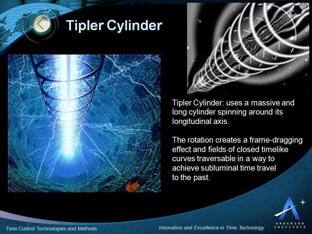 Une vue d'artiste d'un cylindre de Tipler construit par une civilisation technologiquement développée du futur. © Anderson Institute