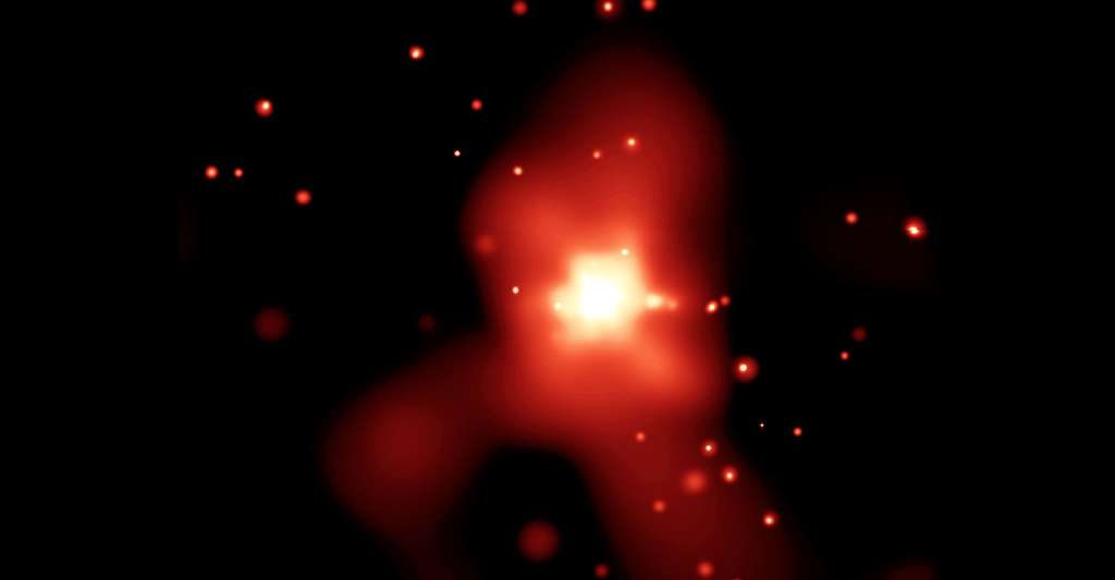 La galaxie elliptique NGC 4261. © Nasa/CXC/A. Zezas et al. CCO