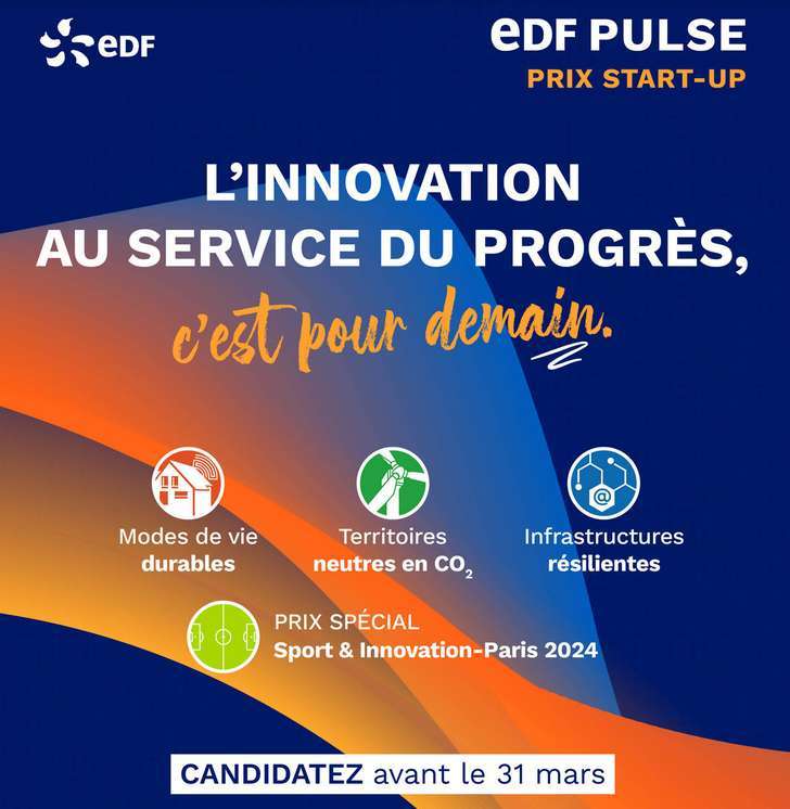 La septième édition des Prix start-up EDF Pulse est officiellement lancée ! © EDF