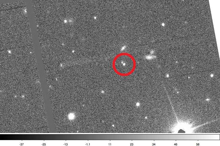 Une image obtenue avec le télescope Pan-Starrs-1. Une animation est visible sur le site de l'université d'Hawaï. © Pan-Starrs, Futura-Sciences