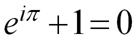 L'identité d'Euler semble trop belle pour être vraie : elle l'est pourtant bel et bien. Elle rassemble en une seule équation les nombres les plus magiques des mathématiques : 1, 0 et les nombres transcendants que sont π et e, ainsi que le nombre imaginaire i. © DP L'identité d'Euler semble trop belle pour être vraie : elle l'est pourtant bel et bien. Elle rassemble en une seule équation les nombres les plus magiques des mathématiques : 1, 0 et les nombres transcendants que sont π et e, ainsi que le nombre imaginaire i. © DP