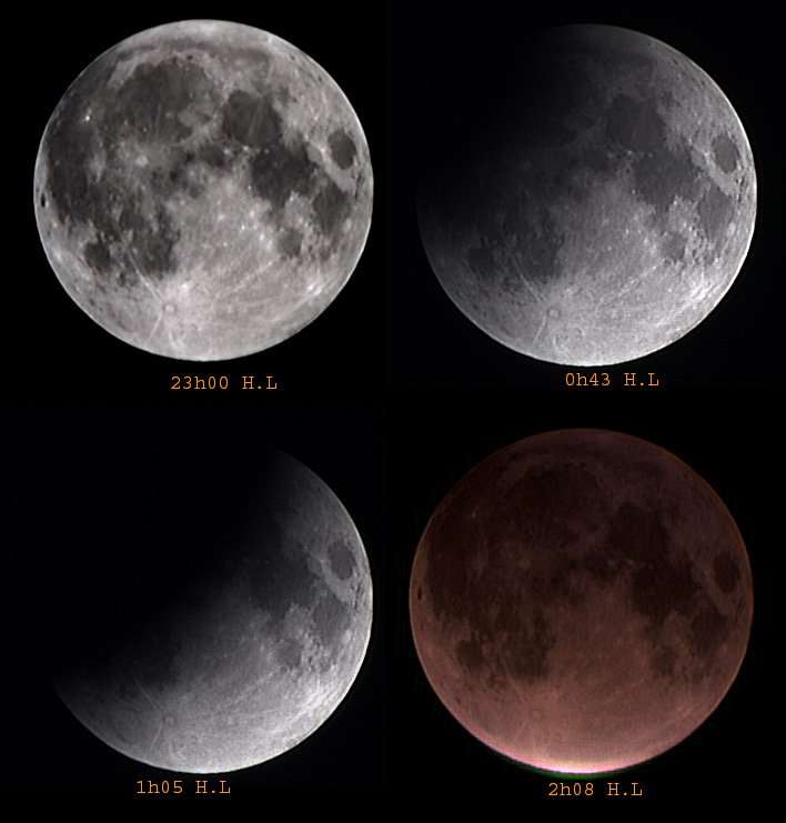 Eclipse Totale de Lune des 08-09 Novembre 2003 Eclipse Totale de Lune des 08-09 Novembre 2003