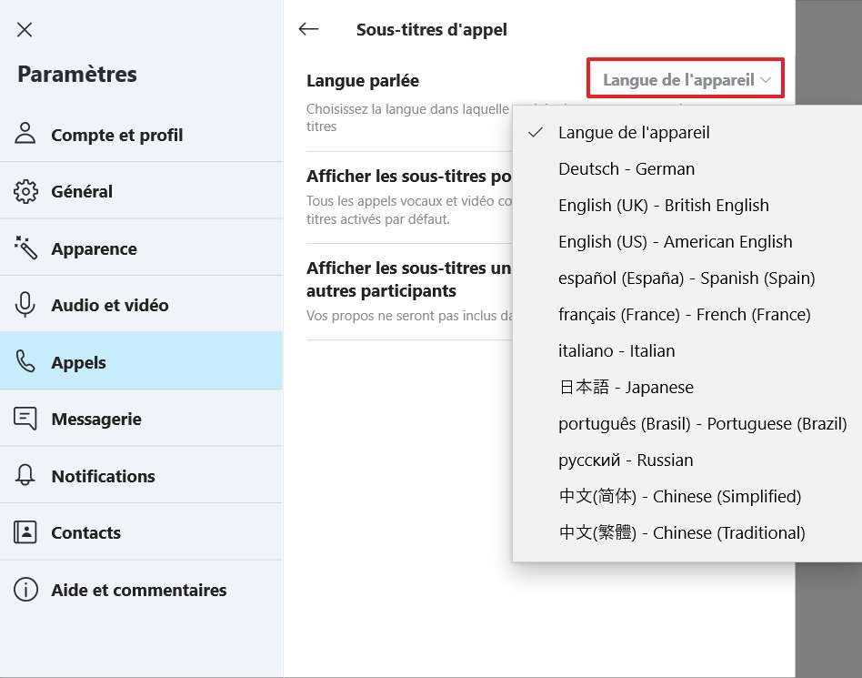 Comment Activer Les Sous Titres Sur Skype