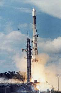 Décollage du tour premier lanceur Ariane (vol L01), le 24 décembre 1979. « Le coup de génie des créateurs d’Ariane a été de mettre tout le monde autour de la même partition, dirigée par le Cnes. Les entreprises travaillaient avec les mêmes critères, les mêmes normes de qualification et les mêmes interfaces d’utilisateurs ». © Cnes / Esa/CSG Service Optique, 1979 Décollage du tour premier lanceur Ariane (vol L01), le 24 décembre 1979. « Le coup de génie des créateurs d’Ariane a été de mettre tout le monde autour de la même partition, dirigée par le Cnes. Les entreprises travaillaient avec les mêmes critères, les mêmes normes de qualification et les mêmes interfaces d’utilisateurs ». © Cnes / Esa/CSG Service Optique, 1979