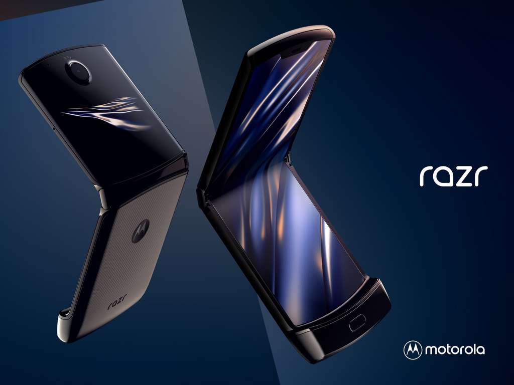 With the Razr, the American manufacturer makes new with old.  © Motorola