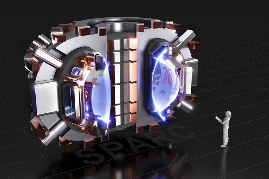 Ici, une coupe du réacteur à fusion nucléaire Sparc, un tokamak compact, dont la construction doit commencer en juin 2021 avec pour objectif de créer et de confiner un « plasma brûlant » pour produire de l’énergie par fusion nucléaire. © CFS/MIT-PSFC - Rendu CAO par T.Henderson