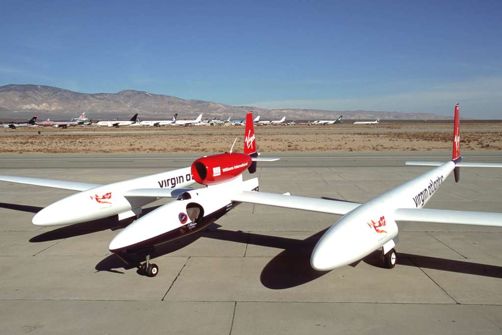 Le GlobalFlyer, construit par la Scaled Composites, de Burt Rutan Le GlobalFlyer, construit par la Scaled Composites, de Burt Rutan