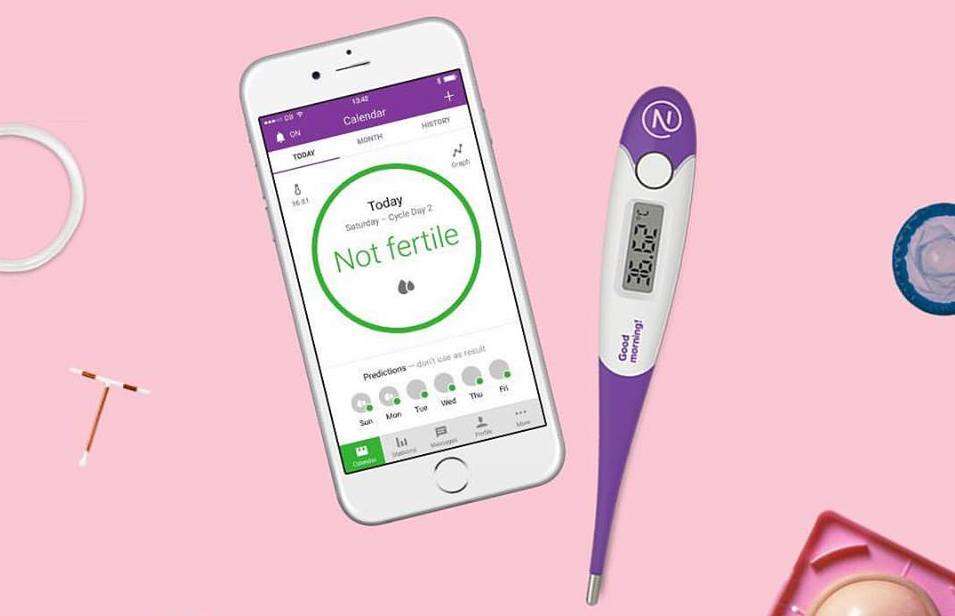 L’application mobile Natural Cycles calcule les périodes de fertilité en fonction de la température corporelle. © Natural Cycles