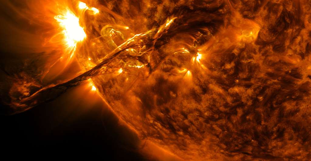Le soleil est l'étoile centrale du système solaire. © NASA/Goddard Space Flight Center CCO