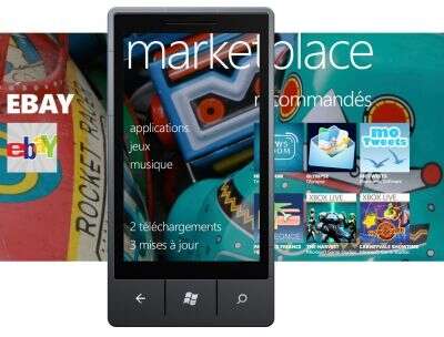 Un « Windows Phone » sera aussi un Caddy pour faire ses courses chez Microsoft. © Microsoft