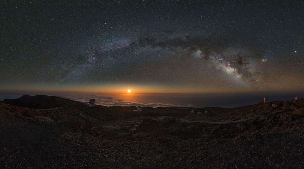 Ile de La Palma : le Mirador du Roque de los Muchachos Ile de La Palma : le Mirador du Roque de los Muchachos