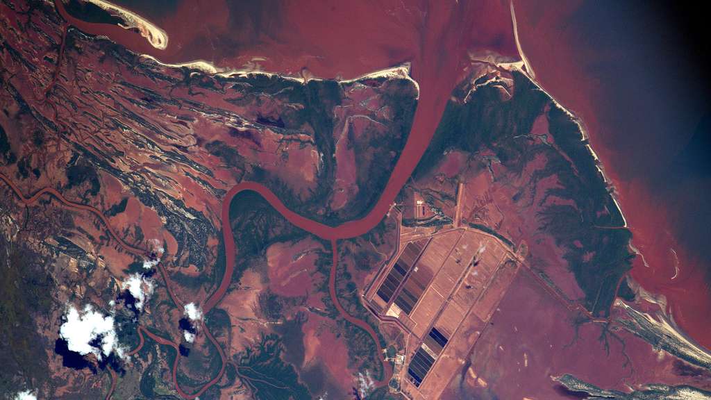 Madagascar vu de l'espace Madagascar vu de l'espace