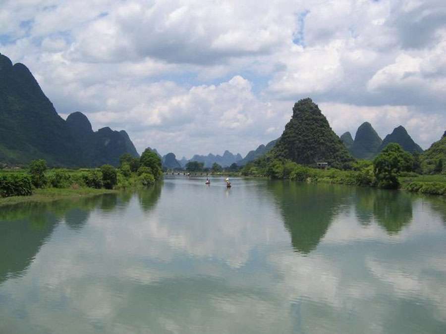La rivière Li, à Yangshuo La rivière Li, à Yangshuo