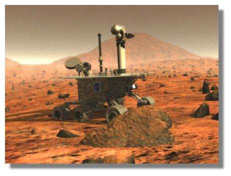 Le rover MER continue son exploration martienne, celle-ci doit durer environ 3 mois. © NASA