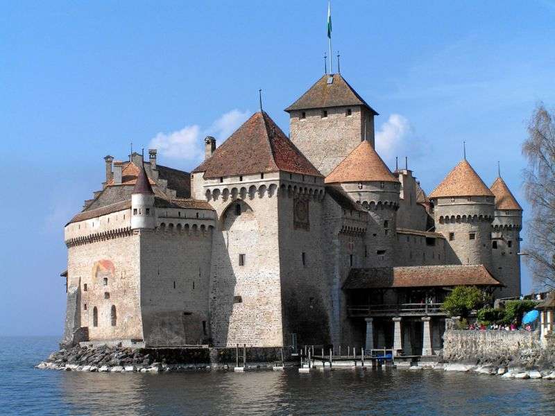 Le château de Chillon, en Suisse Le château de Chillon, en Suisse