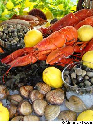 Les crustacés sont une source de Vitamine B12. © Claireliot, Fotolia