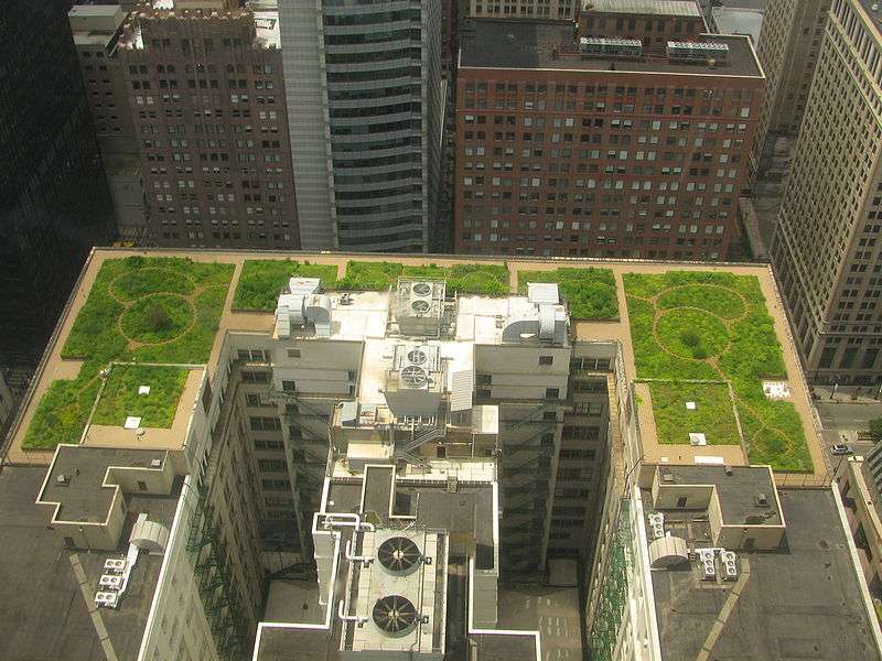 L'hôtel de ville de Chicago et son toit végétalisé L'hôtel de ville de Chicago et son toit végétalisé