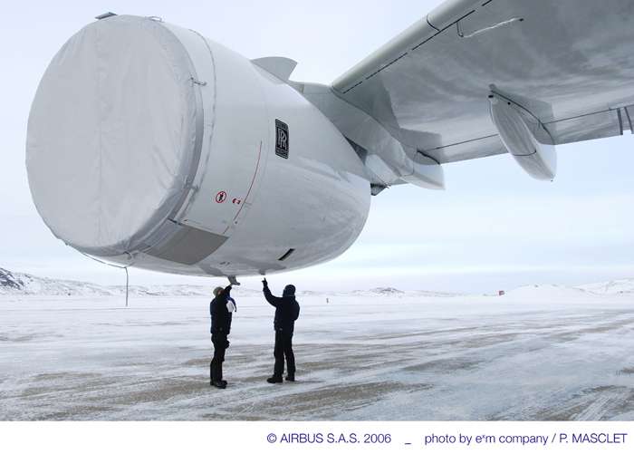 A380 : tests par grand froid A380 : tests par grand froid