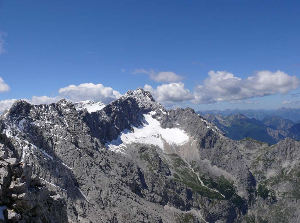 Le mont Zugspitze est le plus haut sommet d'Allemagne, culminant à presque 3.000 mètres. © Christian Nawroth