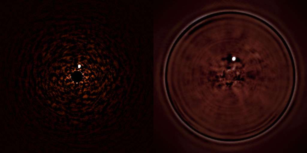 Le compagnon de l'étoile Iota photographié grâce à Sphere Le compagnon de l'étoile Iota photographié grâce à Sphere