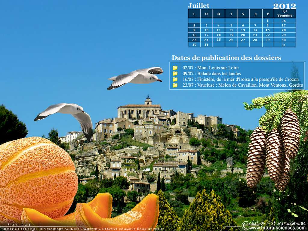 Calendrier Juillet 2012 Calendrier Juillet 2012