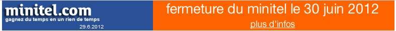 Sur Minitel.com, on annonce la fin... © Minitel.com Sur Minitel.com, on annonce la fin... © Minitel.com
