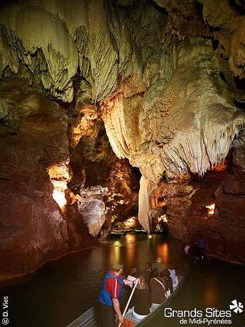 La rivière souterraine du gouffre de Padirac. © Grands sites de Midi-Pyrénées, Flickr, Licence CC by-nc-sa 2.0