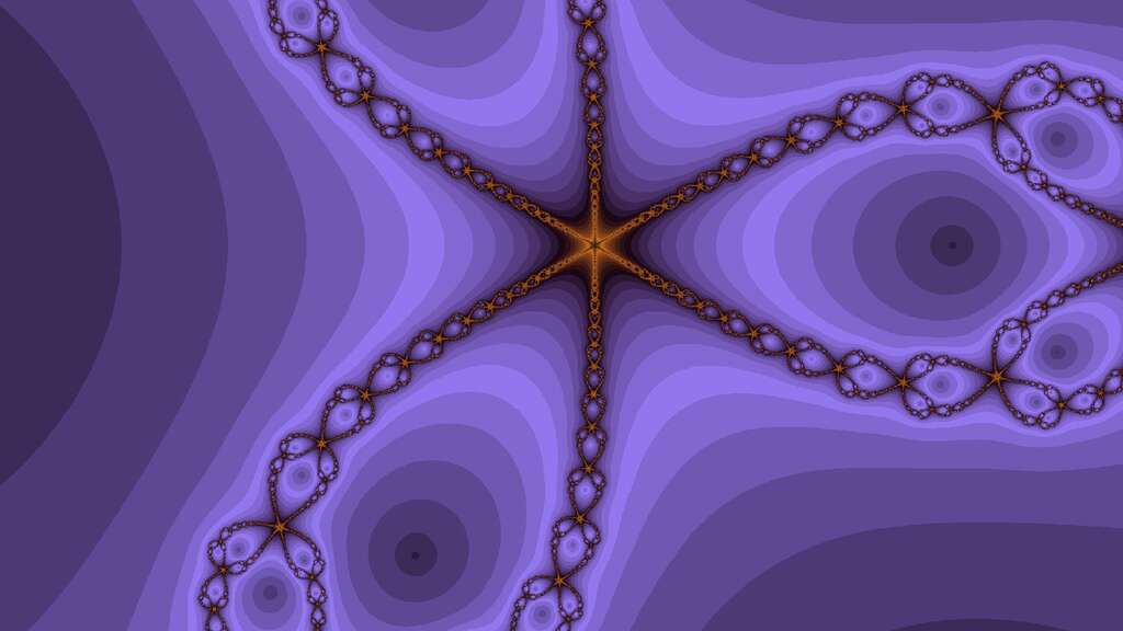 Mystérieuse fractale violette Mystérieuse fractale violette