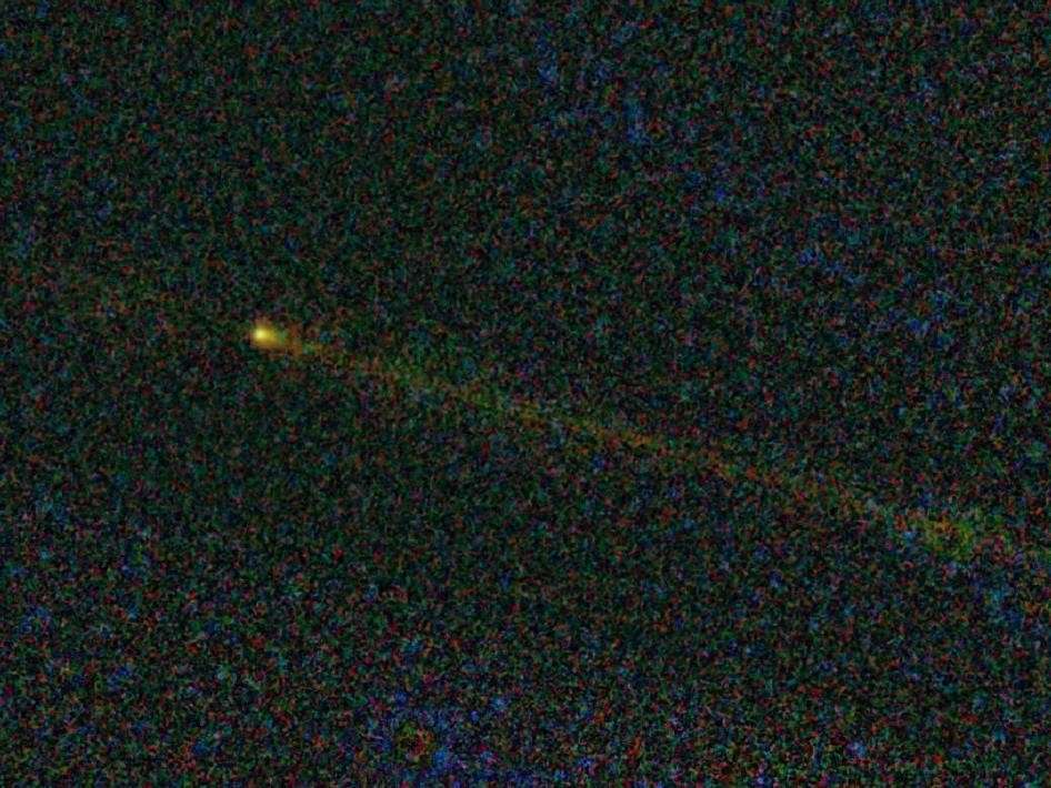 La comète Hartley 2 vue par le télescope infrarouge Wise. © Nasa/JPL-Caltech/Ucla