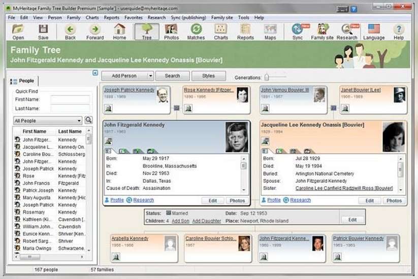 Les « Smart Matches » de Family Tree Builder vous permettent de comparer vos travaux avec ceux des autres utilisateurs. © MyHeritage Ltd