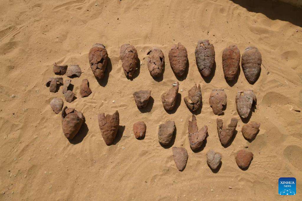 Une équipe d'archéologues a découvert les restes d'un temple du Soleil égyptien bâti en terre cuite. © Egyptian Ministry of Tourism and Antiquities