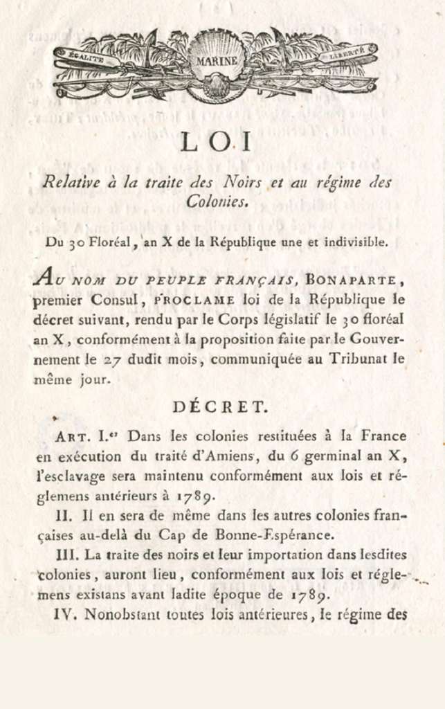Décret De L Abolition De L Esclavage Histoire : la première abolition de l'esclavage en France