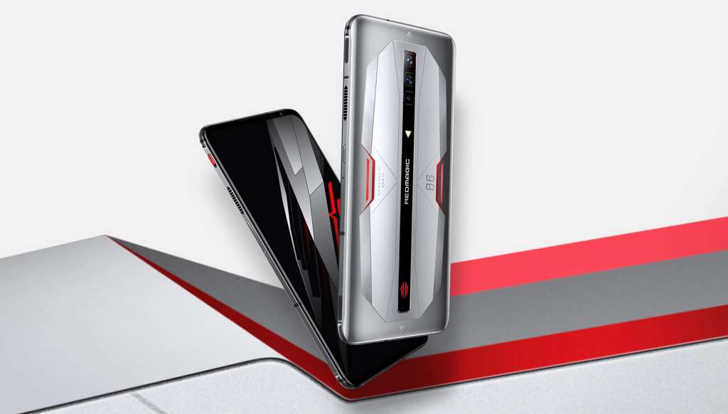 The Pro version is visually distinguished from the RedMagic 6 thanks to its aluminum shell. © Nubia The Pro version is visually distinguished from the RedMagic 6 thanks to its aluminum shell. © Nubia