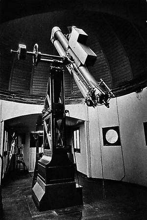 L'Observatoire de Juvisy abritait une lunette de 24 centimètres de diamètre utilisée pendant des décennies pour des observations principalement planétaires. Crédits : Observatoire de Juvisy