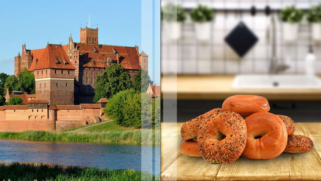 Le bagel, un pain originaire de Pologne Le bagel, un pain originaire de Pologne