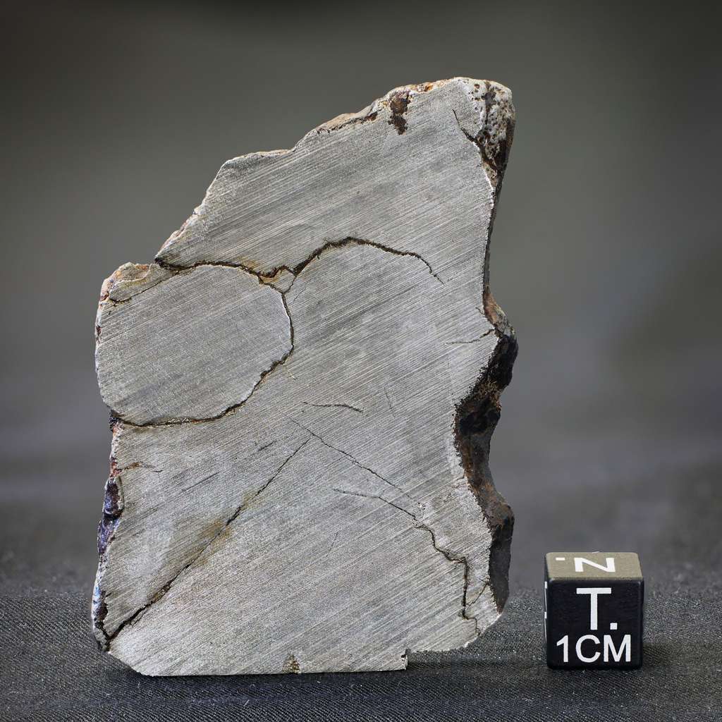 L'une des météorites de fer analysées dans l'étude. © Aurelia Meister