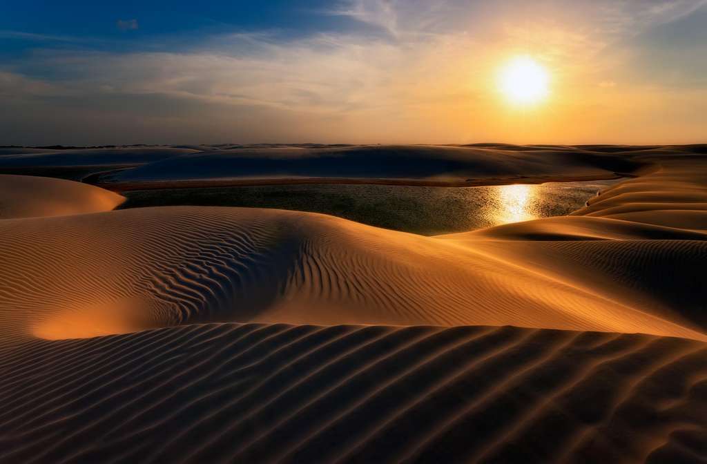 photo les lagons d eau douce du desert