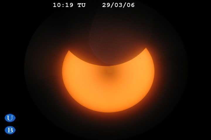 Eclipse partielle à Barcelone Eclipse partielle à Barcelone