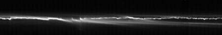 Anneau F vu par Cassini. Crédit Nasa/JPL Anneau F vu par Cassini. Crédit Nasa/JPL
