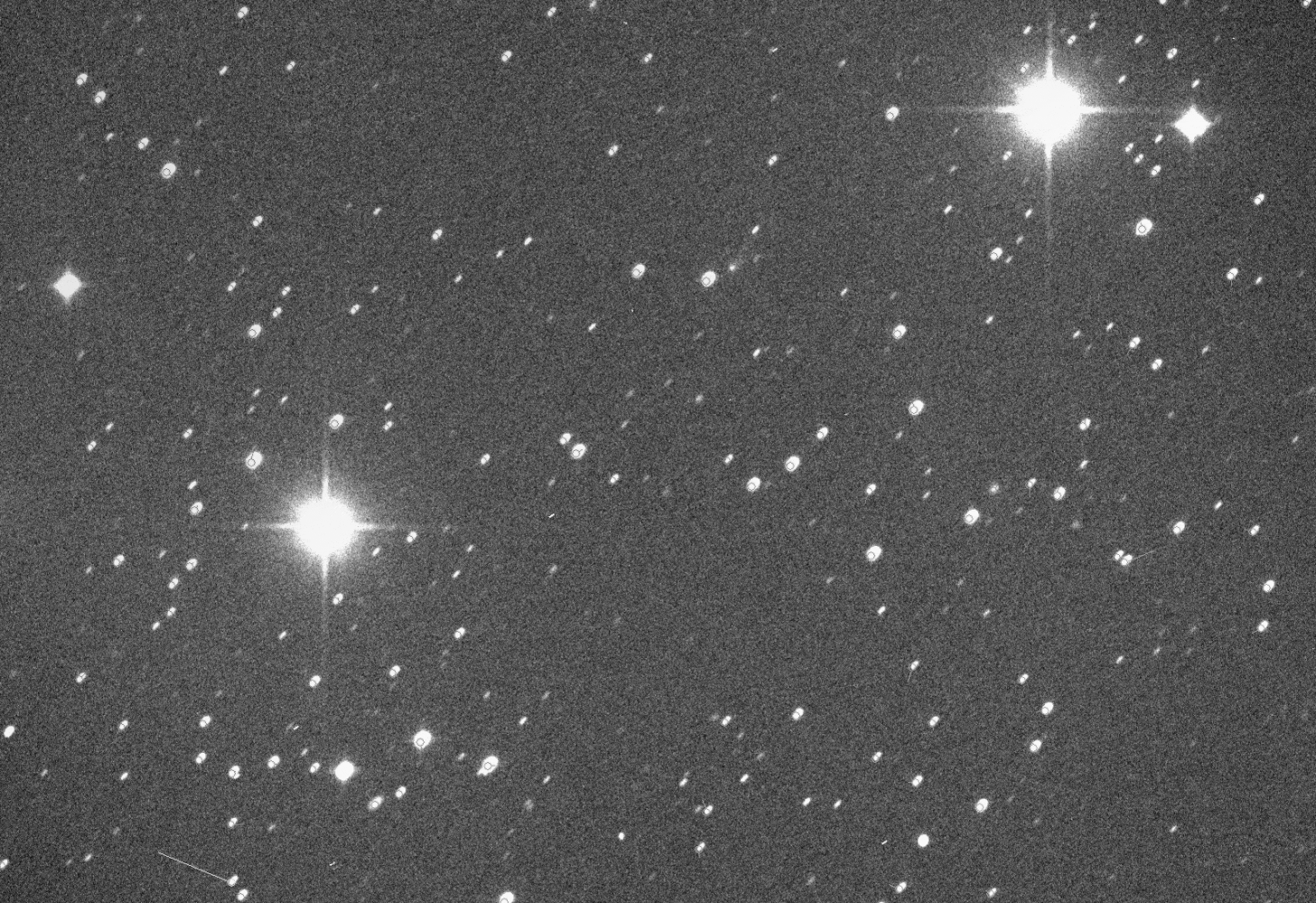 La comète interstellaire 2I/Borisov photographiée le 11 octobre 2019 à Weißenkirchen, en Autriche, par l’excellent astrophotographe Michael Jäger. © Michael Jäger, Spaceweather