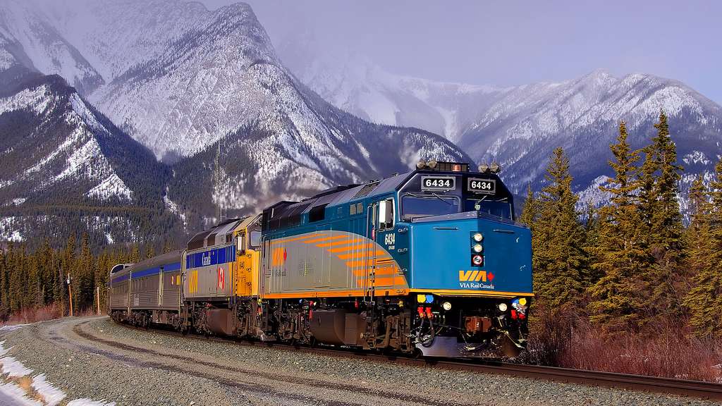 Le Canadian Pacific, sur les rails du « rêve national » des pionniers Le Canadian Pacific, sur les rails du « rêve national » des pionniers