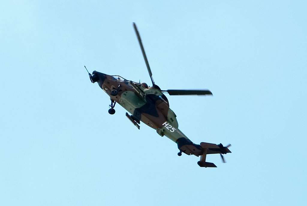 L'hélicoptère militaire Tigre