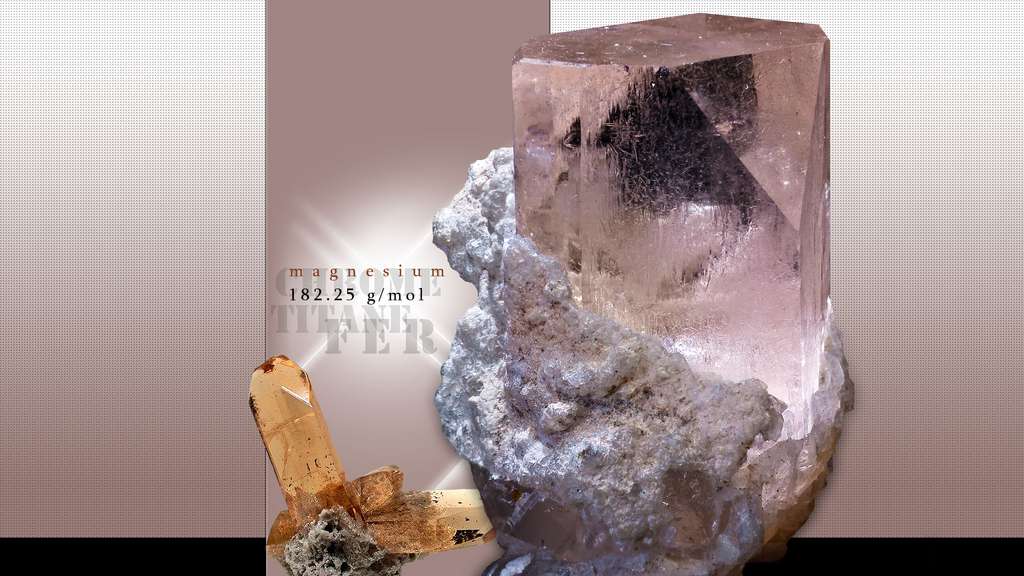 La topaze, un silicate La topaze, un silicate