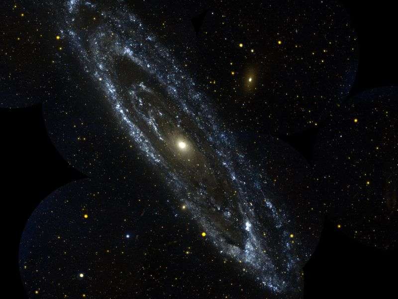 Grande sœur de notre galaxie, Andromède est également une galaxie spirale. © Nasa, JPL, California Institute of Technology