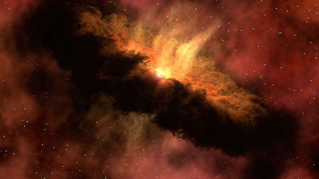 La protoétoile IRAS 4B dans la nébuleuse NGC 1333 La protoétoile IRAS 4B dans la nébuleuse NGC 1333